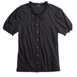Lucky Brand Short Sleeve Button Down top